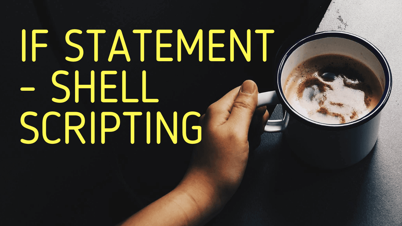 If Statement | Shell Scripting